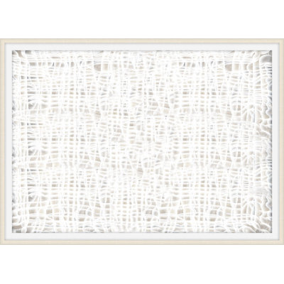 Soft Weave 1, reproduction d'art encadrée