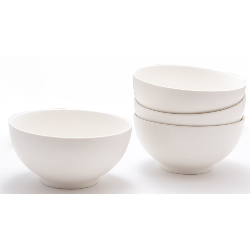 Saffire rouge vanille 30 oz Bol à céréales, Blanc