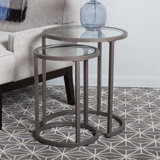Haye Glass Top Nesting Tables