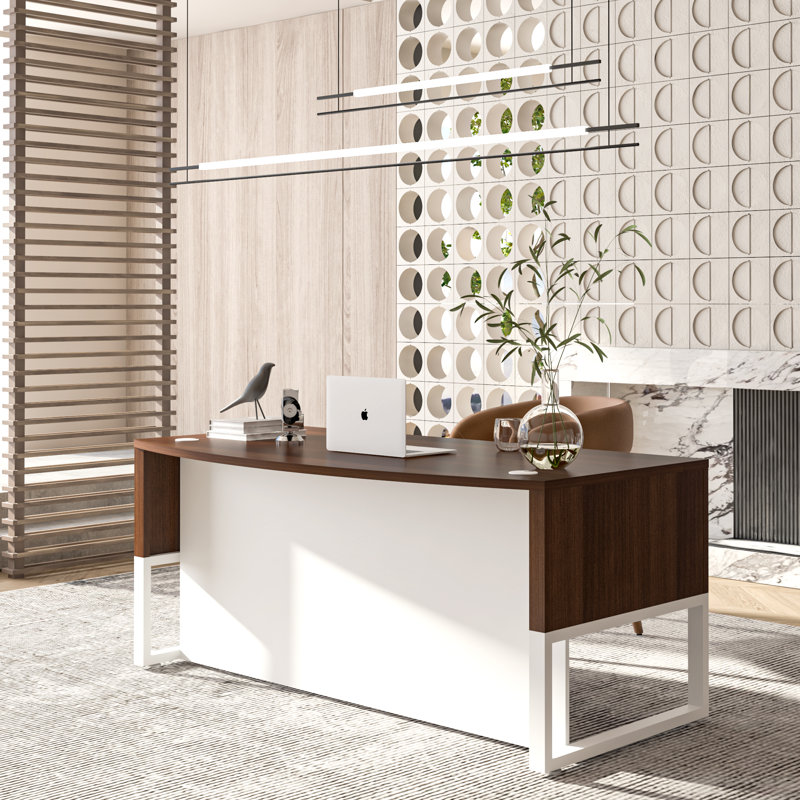 Bella Executive Writing Bow Front Desk