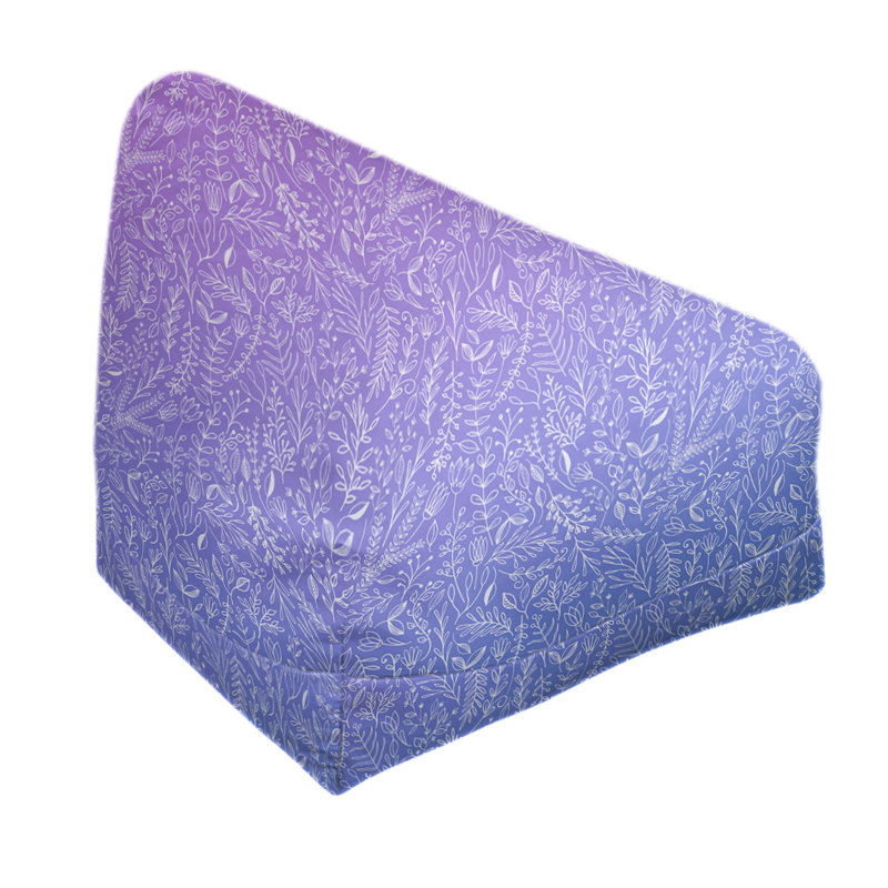 Petite chaise à sacs à billes & Leffel, H 120 po x L 2 po x P 60 po, Mauve / bleu, Pas de bourre