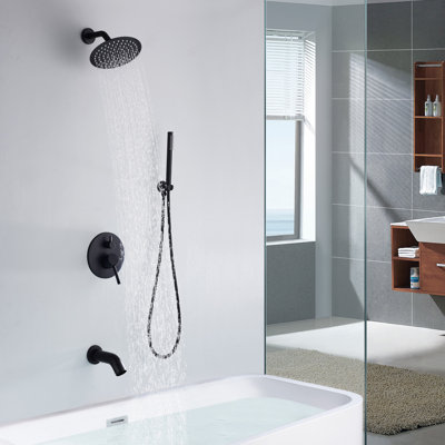 Complete Shower System with Rough in-Valve