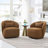 Melora 2-Pieces Boucle Swivel Barrel Accent Chair-1507206121