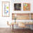 Magnetic Dry Erase White Board/Chalkboard/Cork Board, 3 In 1 Combination Board With Real Natural Wood Frame, 24"-415823011