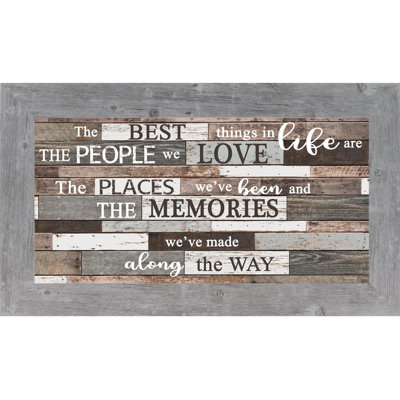 Family/Home " The Best Things "