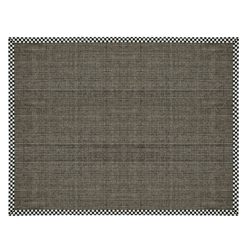 Courtly Check Sisal Dot Rug, Rectangle 8' x 10'