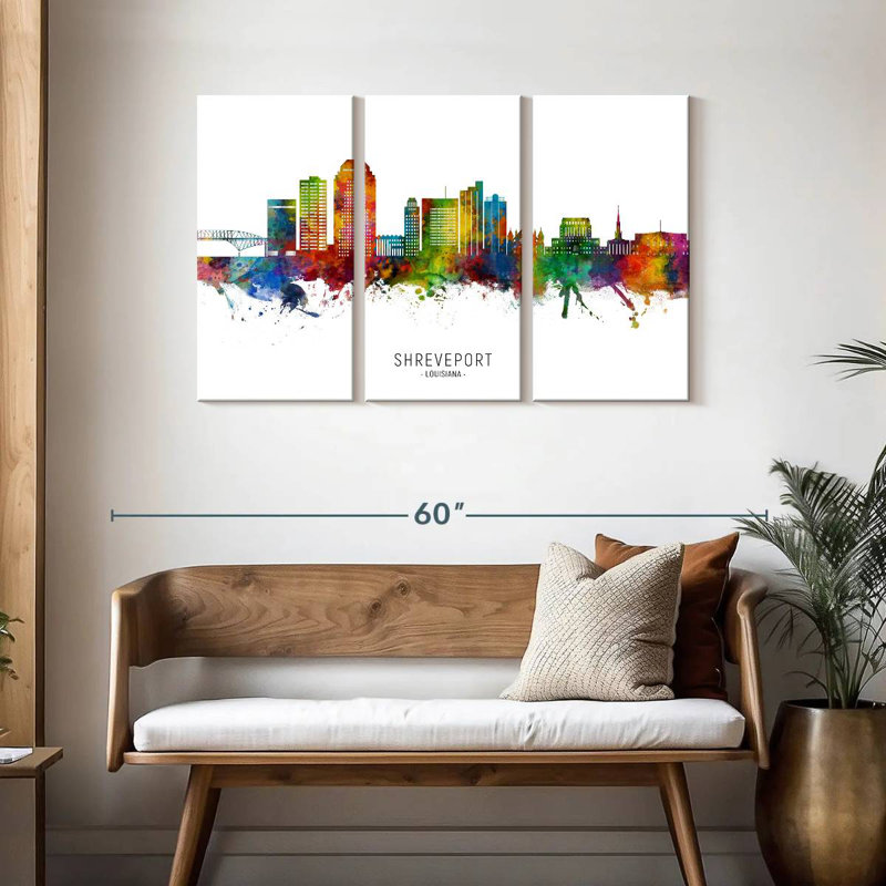 Nicci Shreveport, Louisiane, horizon I, H 28 po x l 45 po