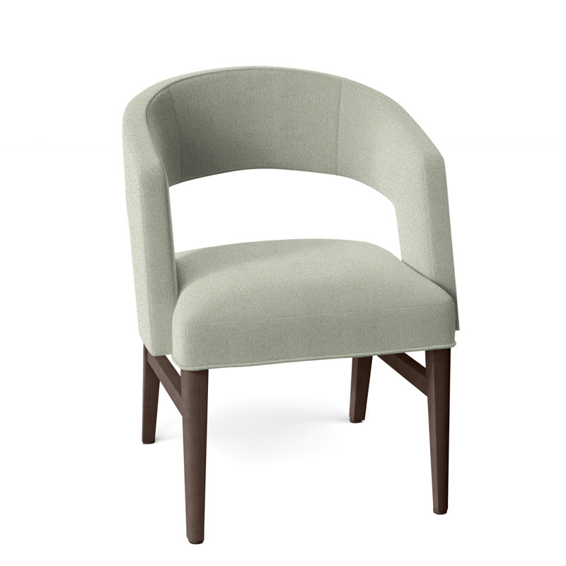 Chaise avec accoudoirs Bryant, Noisette, 8794 Parchemin