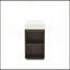Meuble-lavabo 36 po en chêne fumé avec lavabo pour salle de bain moderne, cuve à quartz blanche une pièce, sans drain et robinet, KD