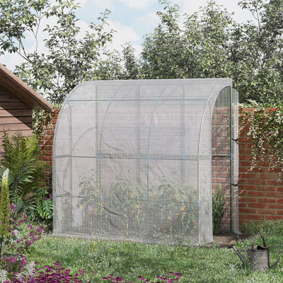 Serre d'extérieur 7 'x 4' x 7 'Lean To Greenhouse