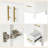 Lasseter 36 " W Freestanding Standard Free Standing Single Double Single Vanity Bathroom Vanity With Ceramic Top-969696573