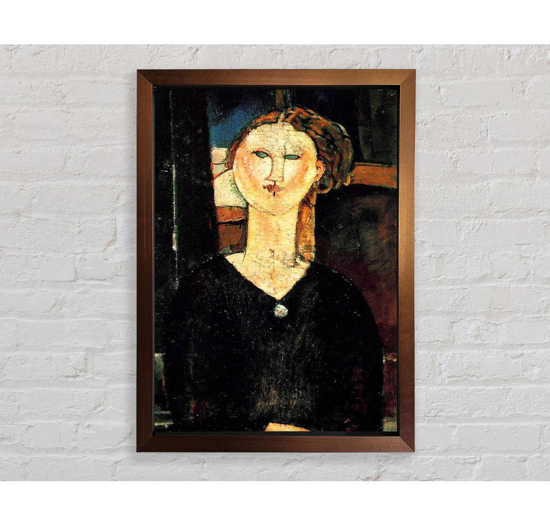 Antonia von Amedeo Modigliani - Einzelner Bilderrahmen Kunstdrucke