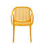 Ensemble de chaises de salle à manger en plastique empilables d'extérieur et d'intérieur Modern, ensemble de fauteuils, résistant aux intempéries, idéal pour les patios, les cafés et la maison-517652838