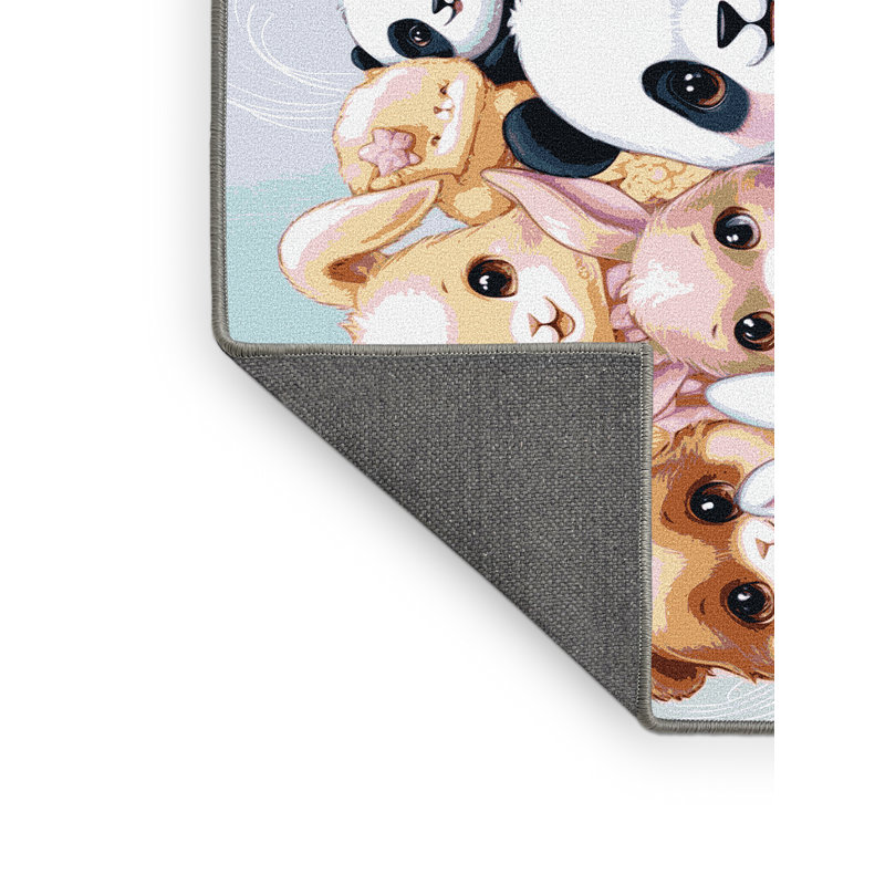 Tapis mignon pour enfants, Rectangulaire 8 pi x 10 pi