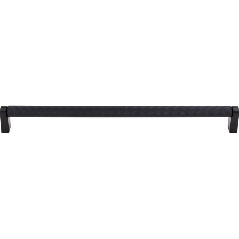 Flat Black 30" Steel Modern Industrial Bar Pull