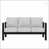 Gray Cushion/Black Frame selected