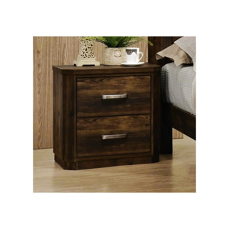 Table de chevet en bois Herminda