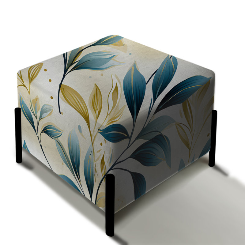 Repose-pieds Coastal Neutrals - Plants
