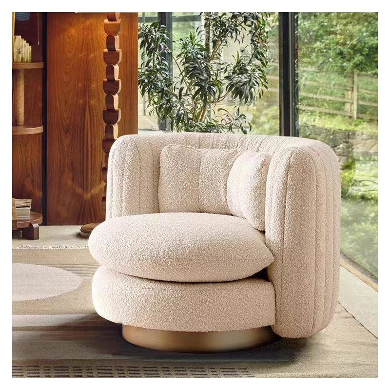 Upholstered Swivel Accent Chair