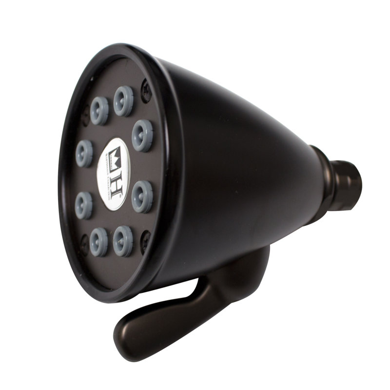Pomme de douche ronde à pluie ajustable 4,75 po, Bronze huilé