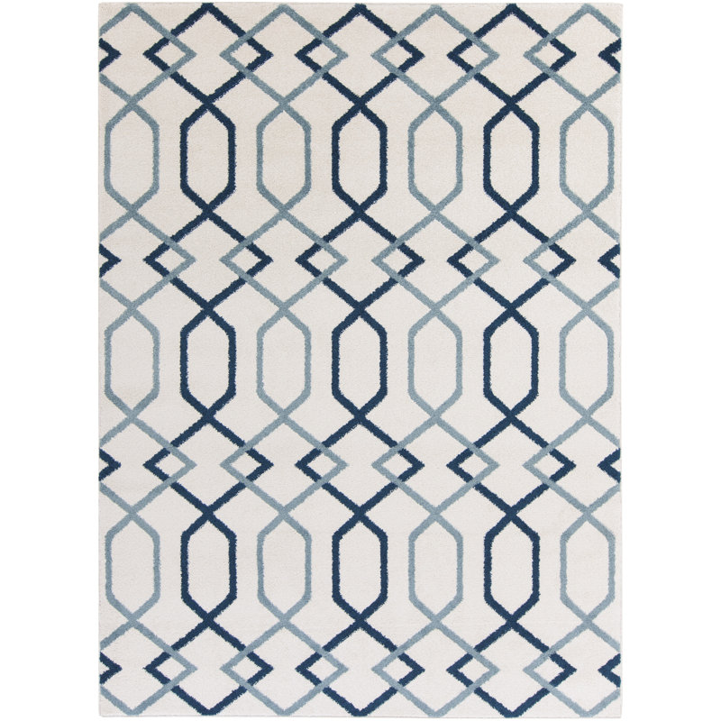 Hewitt Geometric Indoor Rug, Rectangle 5'3" x 7'3"