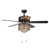 Rustic Bronze with Wood Finish Blades selected