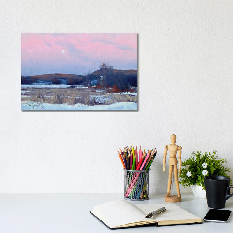 Soft Morning by Ben Bauer - Wrapped Canvas Painting, 20.32 cm H x 30.48 cm W