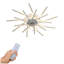 Ventilateur de plafond 36 po avec lumières DEL à contrôle variable à distance, ventilateur à 6 vitesses-950094193