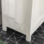 Pedestal Sink Storage Cabinet, Under Sink Cabinet, Bathroom Vanity Cabinet With U-Shape And Adjustable Internal Shelf, White-125034019