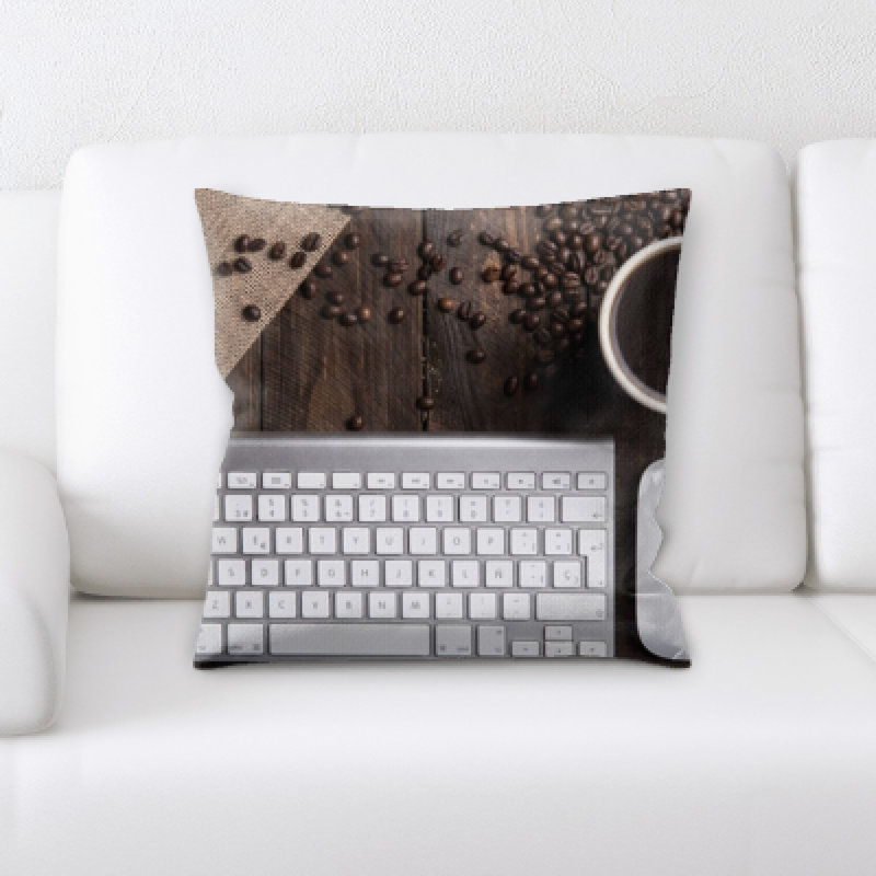 Housse et insert de coussin carré Burkley