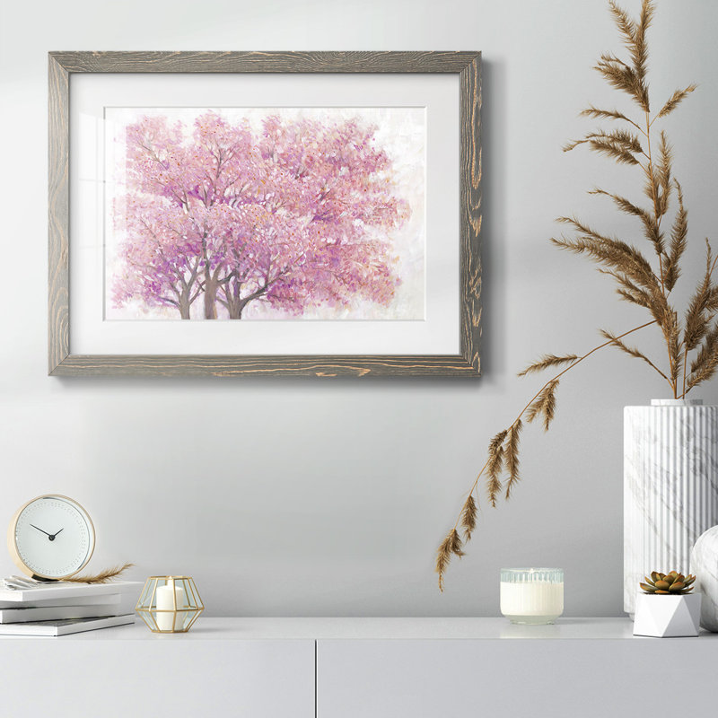 Cerisier rose I, Gris, H 18 po x l 26 po