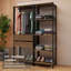  Armoire-penderie avec 2 tiroirs, 7 tablettes et penderie-971948747