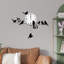 Marlee Silent Bird Wall Clock Home Décor - 23cm