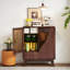 Armoire à vin avec rangement 35,43 po