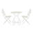 Craciuna 2 - Person Metal Patio Dining Set with Round Table-108818109