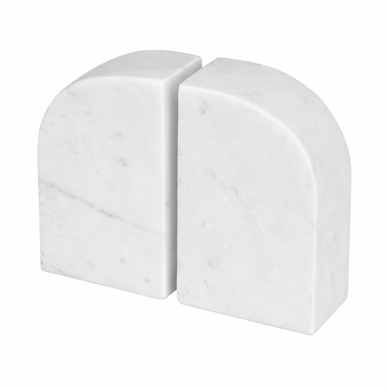 Serre-livres Cole and Gray, Blanc