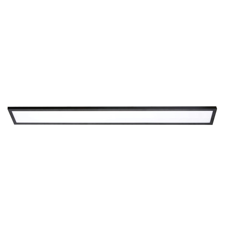 Plafonnier linéaire à DEL 48 po Josaiah - 120 V - Blanc, Noir