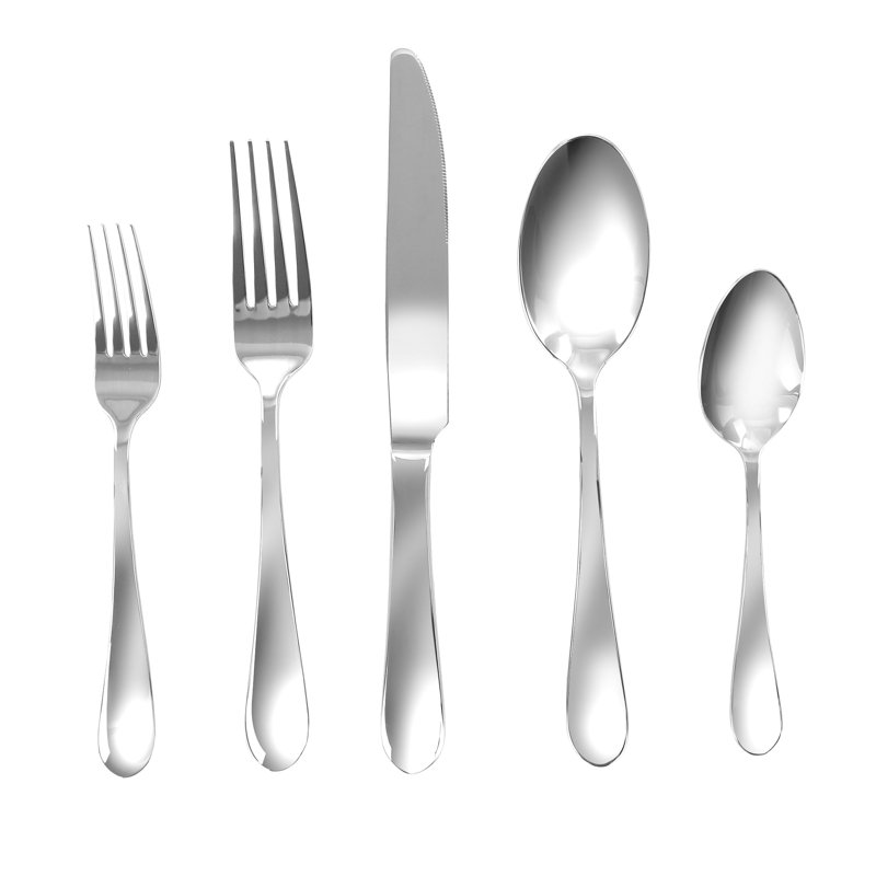Elegant Stainless Steel 20-Piece Flatware Set