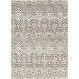 Hand-Knotted High-Quality Gray and Aqua Area Rug