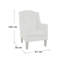 Faxon Upholstered Wingback Chair-22689947