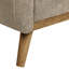 Chameau contemporain tapissé de 67,7 po de largeur, 29,8 po de profondeur, avec surface de soutien large avec pieds en bois, couleur principale, matériau, espace détente