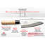 Couteau d'office Ginsu Katana