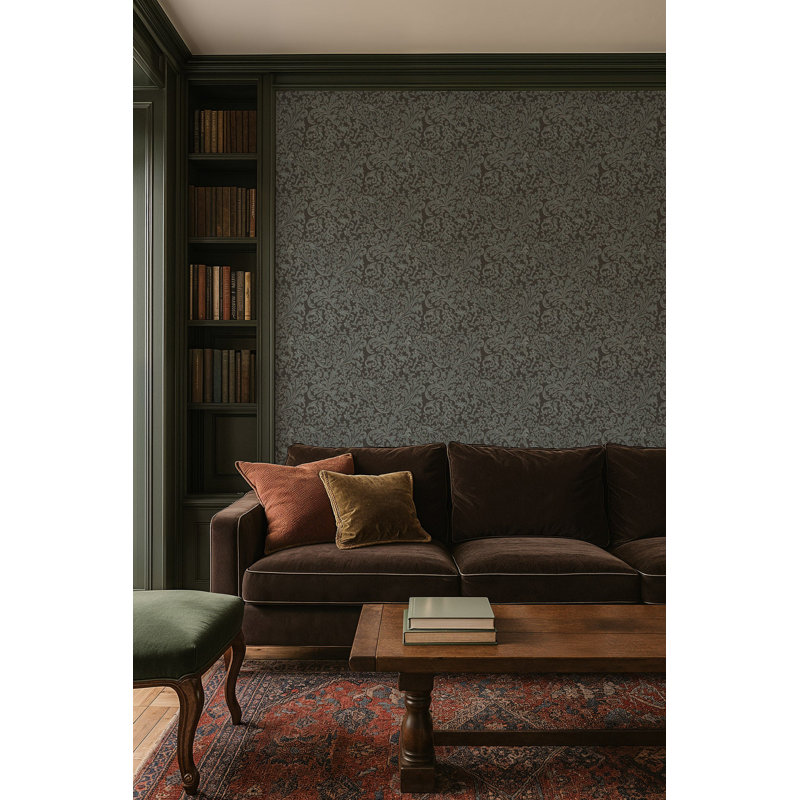 Florentine Vine - Obsidian Wallpaper