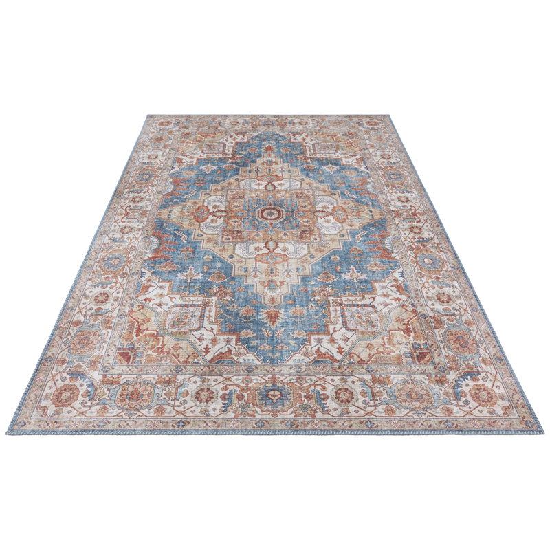 Sylla Tufted Jeans Blue Rug, Rectangle 200 x 290cm