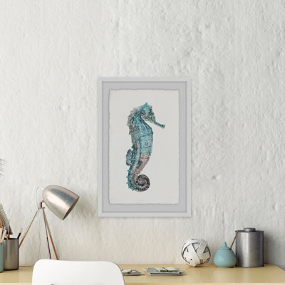 Adinel " Pastel Seahorse " by Marmont Hill Painting Print