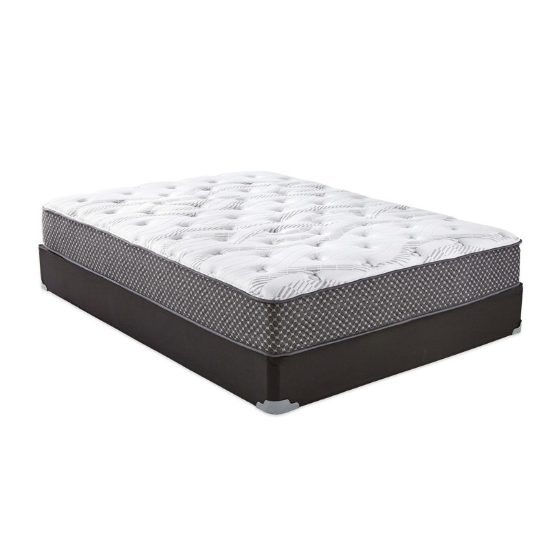 10-Inch Quilted Hybrid Queen Mattress With Medium Firm Support, Gel Memory Foam Pressure Relief, And Edge-Stabilized Coil System.