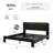 King Size Wood Platform Bed Frame-111939722