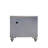 1Pc Glam 2-Drawer Bedroom Nightstand Diamond Patterned Drawer Fronts Silver Finish