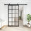Ensemble de quincaillerie pour porte de grange simple en acier noir JJubest (sans la porte)
