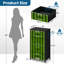Commode pour commode de chambre à coucher pour garde-robe de soccer vert
